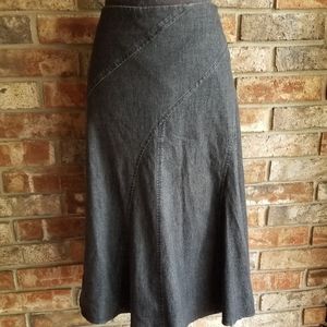 Modest Dressy Denim Skirt